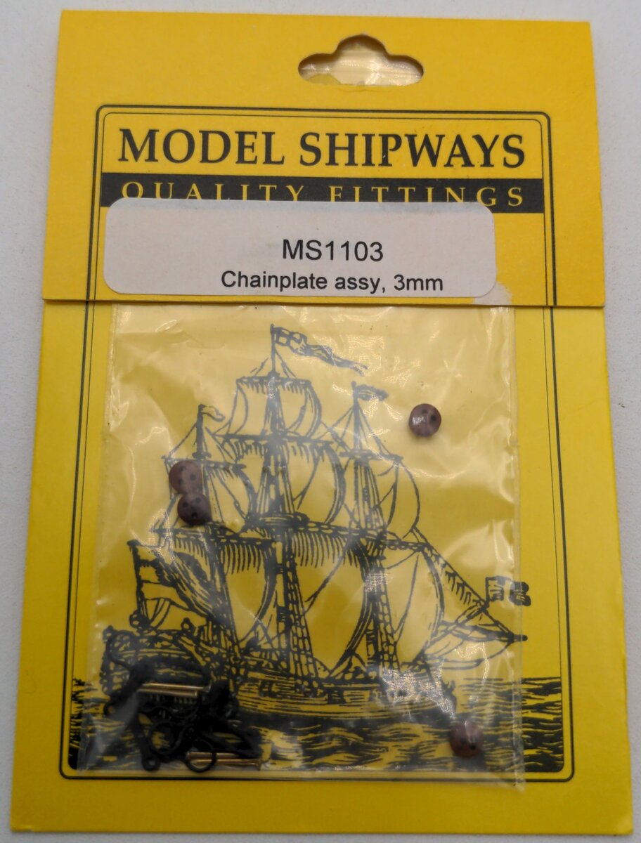 Model Shipways MS1103 Chainplate Assembly 3mm