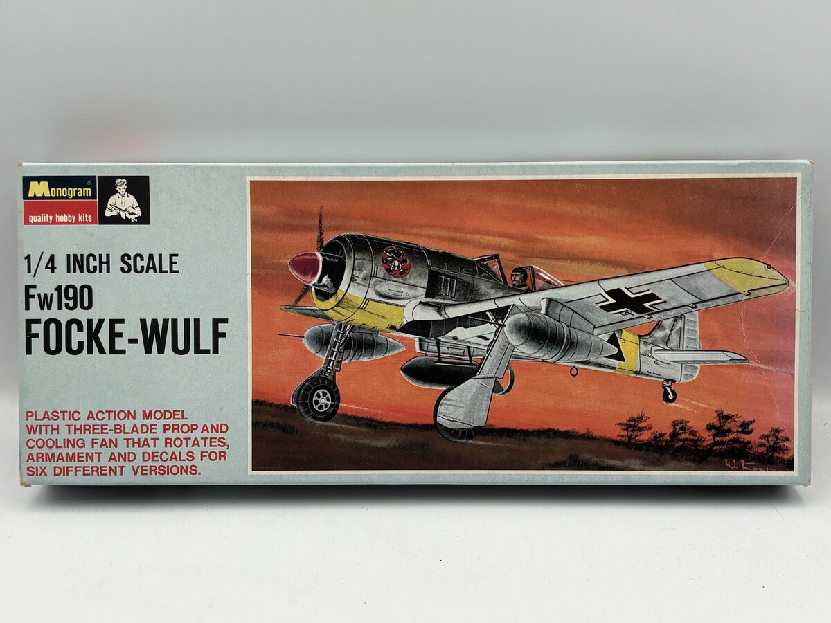 Monogram PA107 1:48 Focke-Wulf Fw190 Airplane Kit