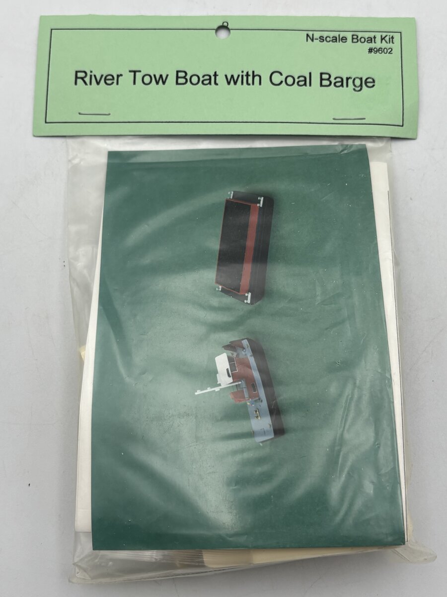 Coastal Forces 9602 N River Tow Boat With Coal Barge Boat Kit