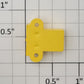 S-Helper 653-13-09-EL Diesel Switcher Yellow Plastic Cab Light Bracket