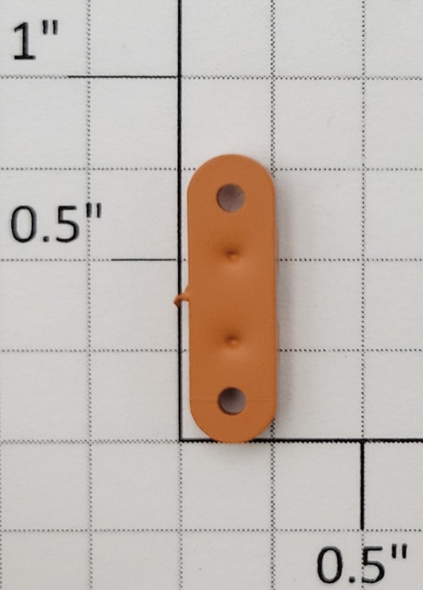 S-Helper 653-13-11-GN Diesel Switcher Orange Plastic Hood Light Bracket