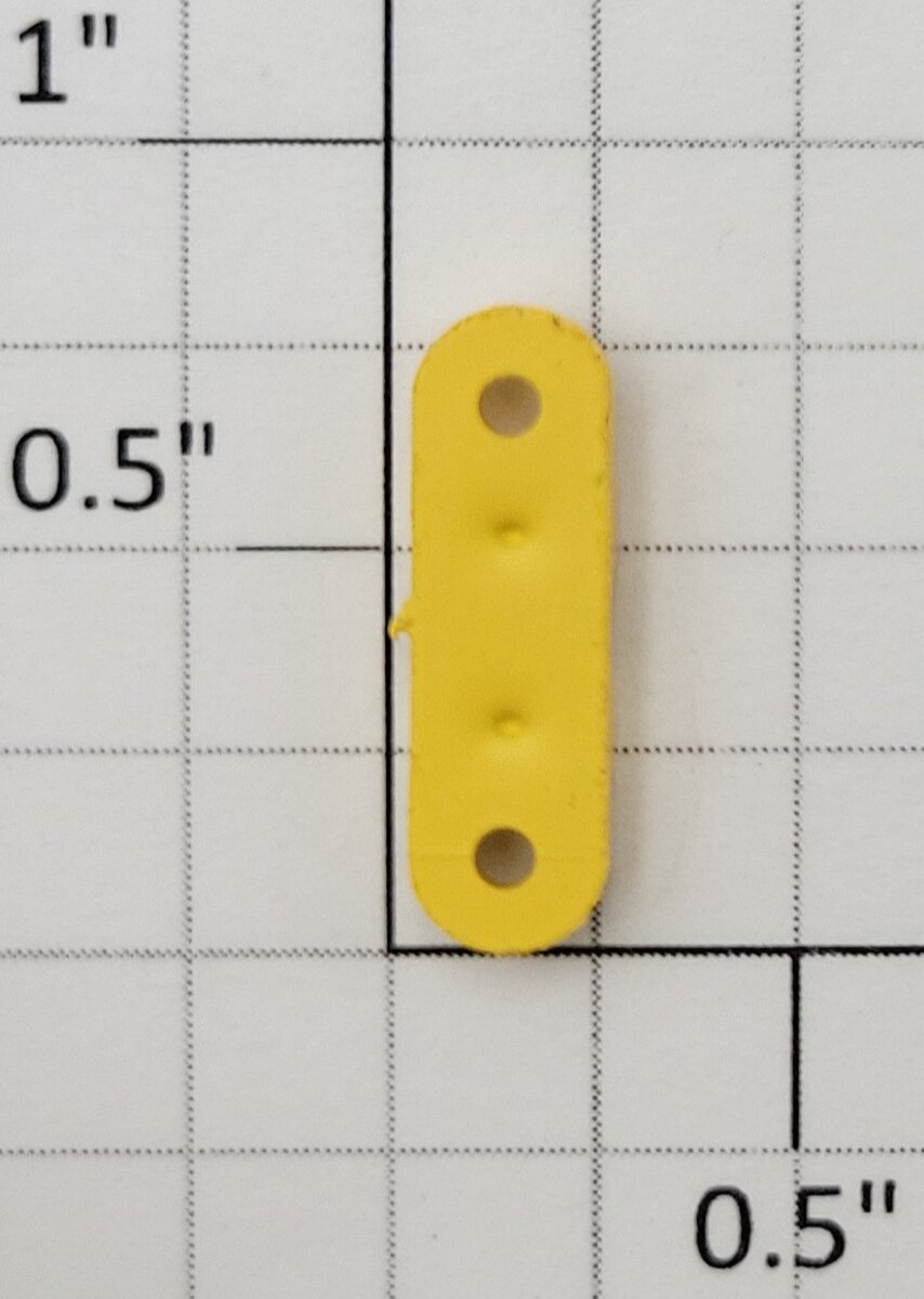 S-Helper 653-13-11-EL Diesel Switcher Yellow Plastic Hood Light Bracket