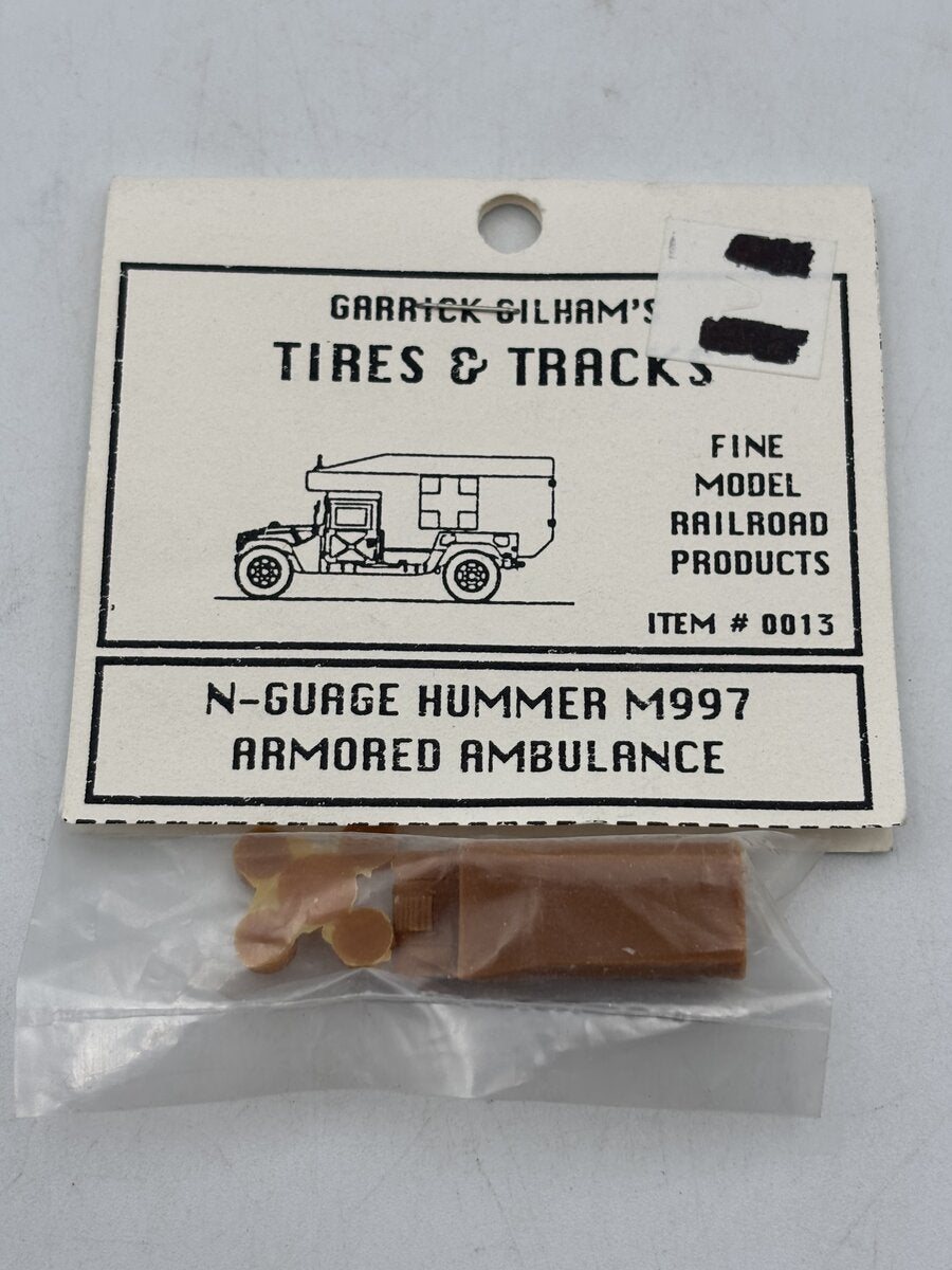 Garrick Gilham 0013 N Tires & Tracks Hummer M997 Armored Ambulance