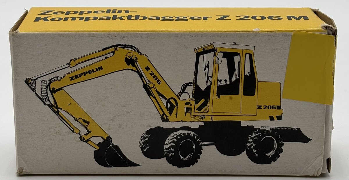 NZG 258 1:50 Zeppelin Z206M Mini Excavator LN/Box