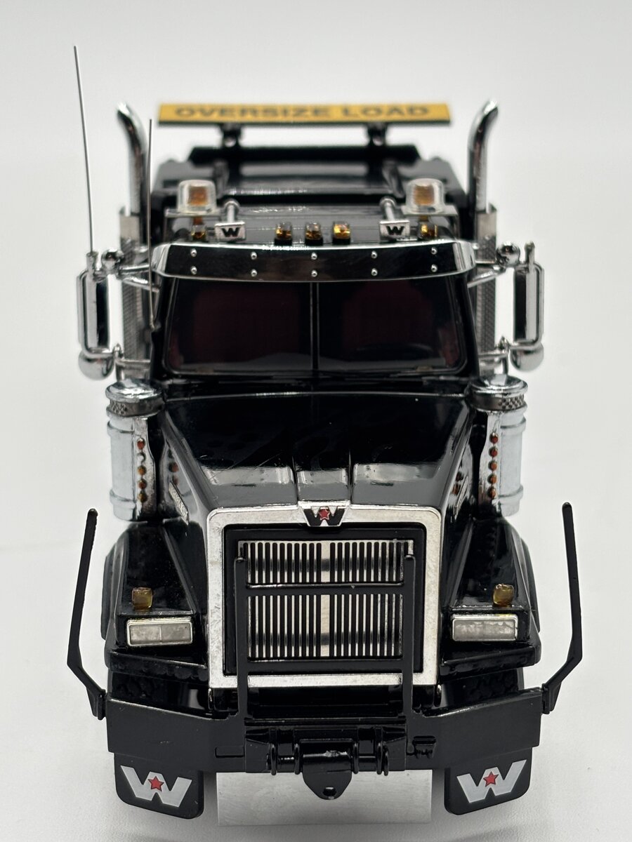 WSI 34-2005 1:50 Black Western Star 4964SX-1 Heavy Tractor w/Ballast Box