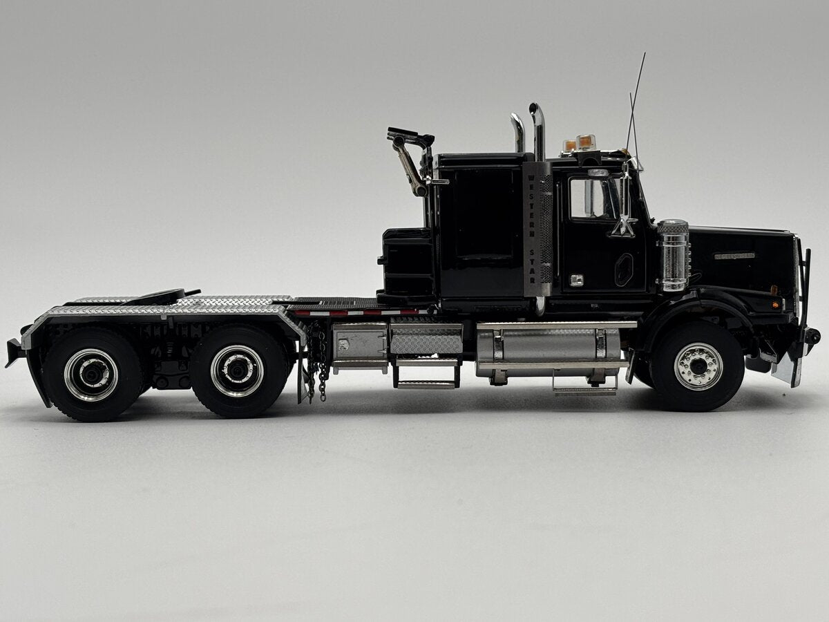 WSI 34-2005 1:50 Black Western Star 4964SX-1 Heavy Tractor w/Ballast Box