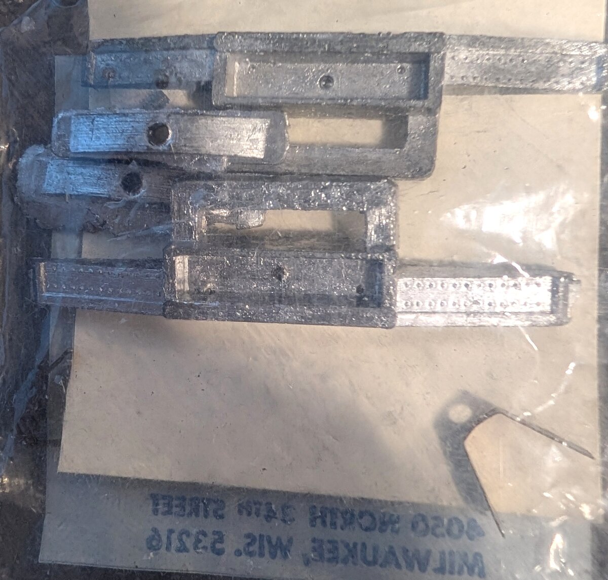 Walthers U861 HO Scale End Sill Pass (One Pair)