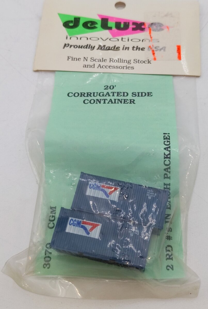 Deluxe Innovations 3070 N Scale 20' Corrugated Side Container