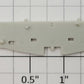 S-Helper 1278-04-01 Unpainted Plastic Vertical Hopper Bolster