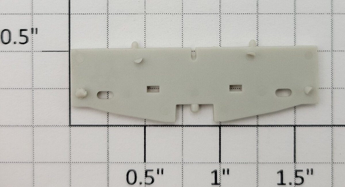 S-Helper 1278-04-01 Unpainted Plastic Vertical Hopper Bolster