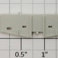 S-Helper 1278-04-01 Unpainted Plastic Vertical Hopper Bolster