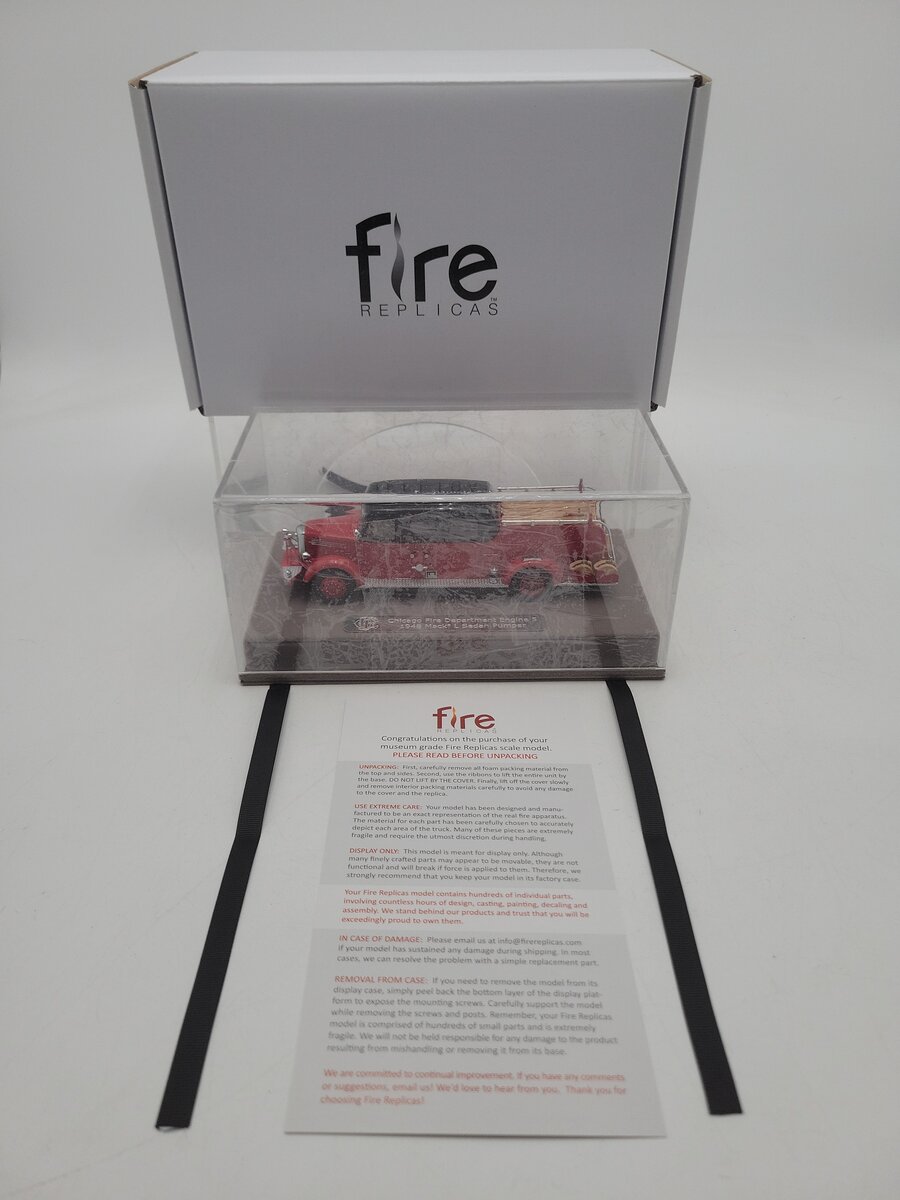 Fire Replicas FR076-05 1:50 Scale Chicago Fire Department 1948 L Sedan Cab #5 LN/Box