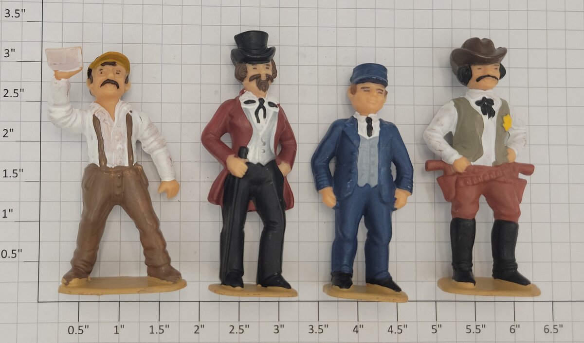 LGB 5149 G Scale Western Men Figures (Set of 4)