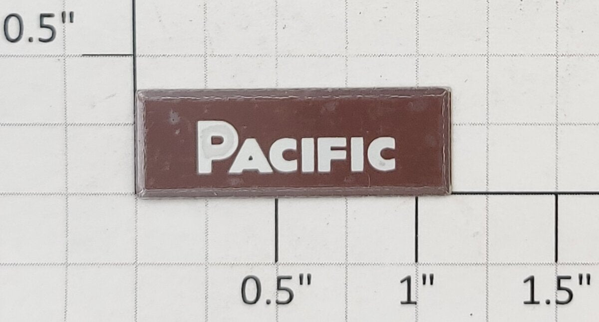Lionel 36029-10 Southern Pacific Auto Carrier Self-Adhesive 