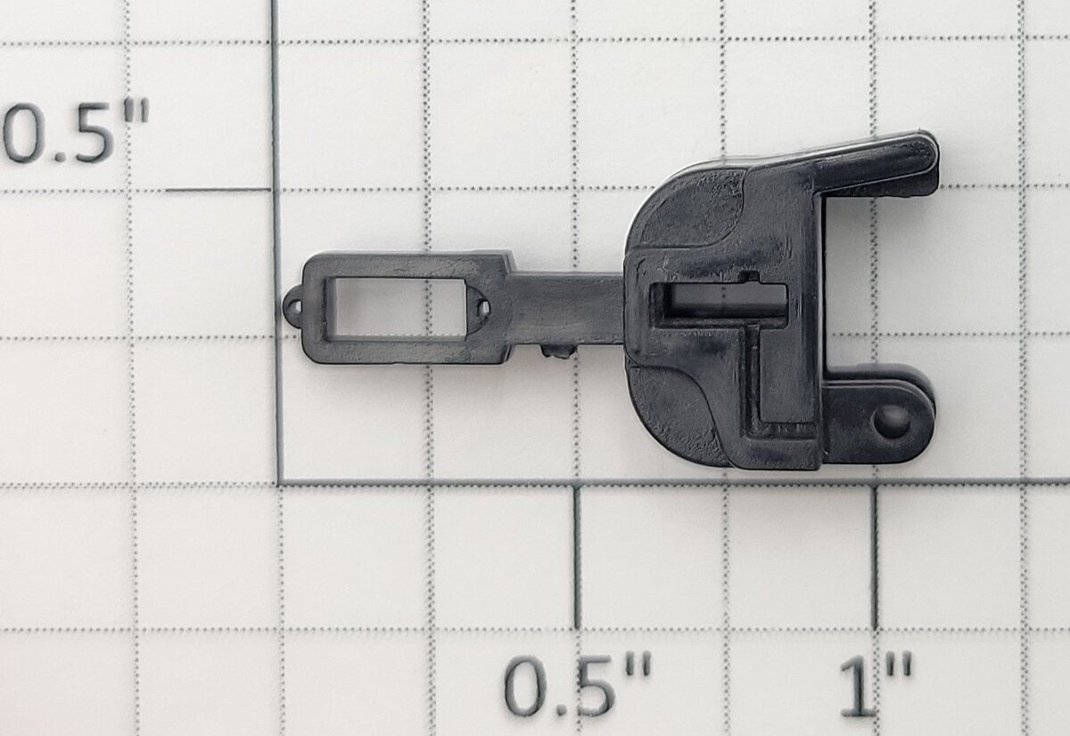 S-Helper 653-10-01 Black Plastic Coupler Only - No Knuckle