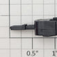 S-Helper 653-10-01 Black Plastic Coupler Only - No Knuckle