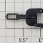 S-Helper 653-10-01 Black Plastic Coupler Only - No Knuckle