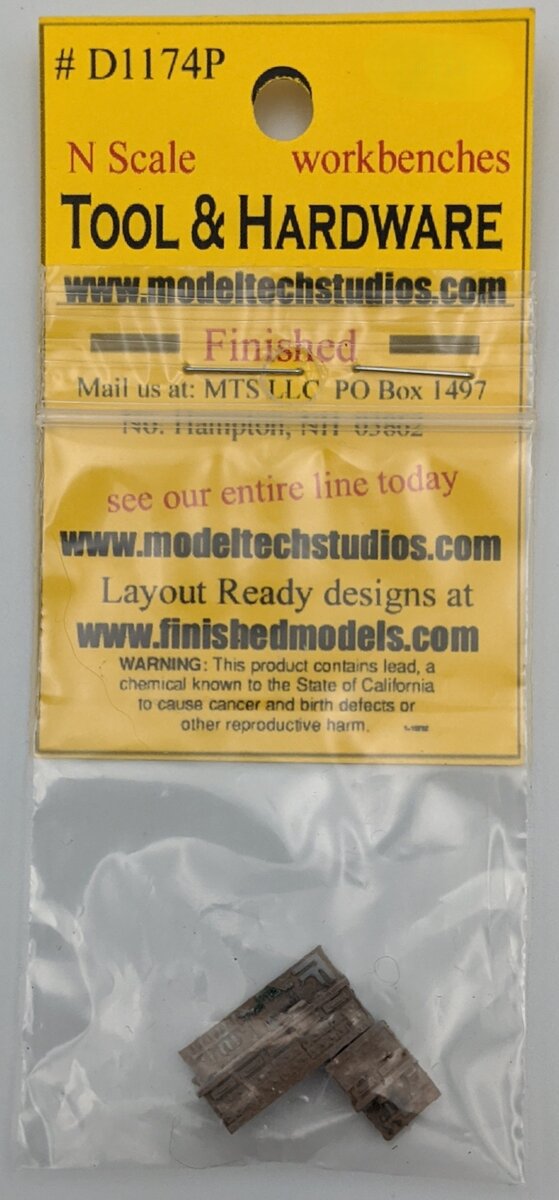 Model Tech Studios D1174 N Tool & Hardware Workbenches