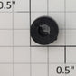 S-Helper 653-10-05 Black Plastic Driveshaft Coupler Coupling