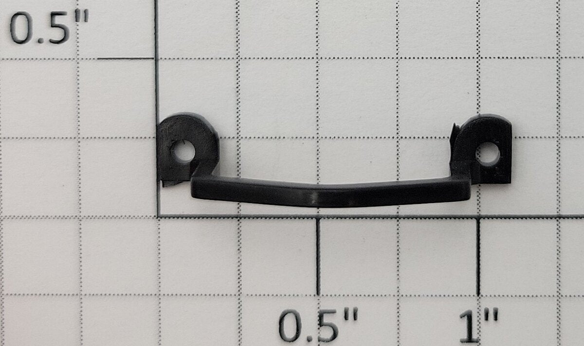 S-Helper 653-10-02 Black Plastic Motor Fix Plate
