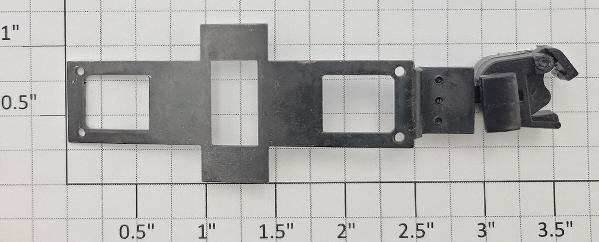 S-Helper 661-M023 S Scale AF F3/F7 Rear Coupler and Bracket Assembly - Short