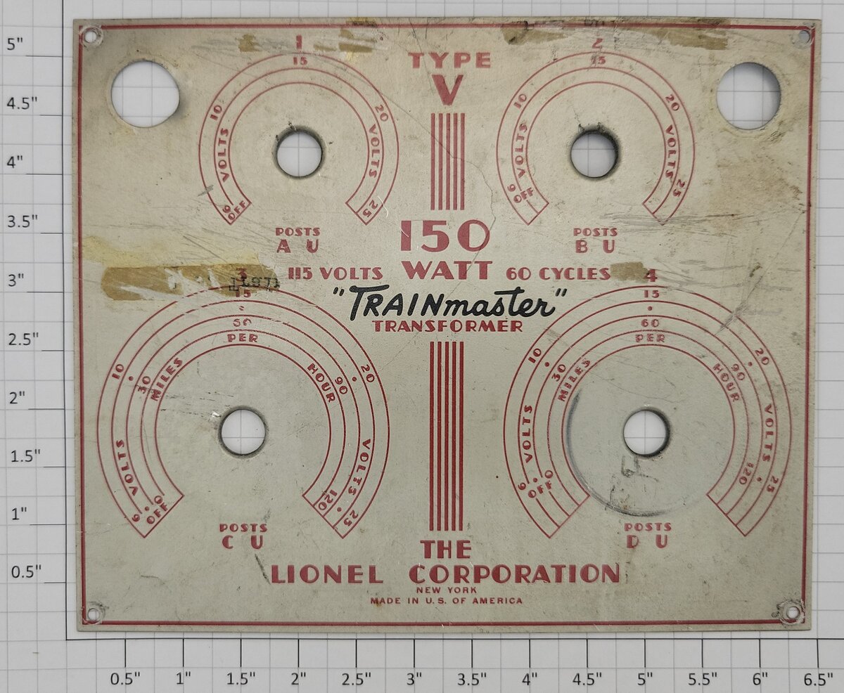Lionel V-107R O Gauge Type 