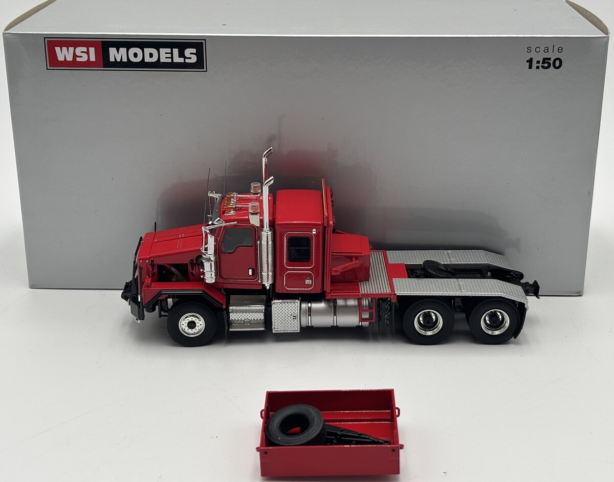 WSI 34-2000 1:50 Red Kenworth C500B Heavy Tractor w/Ballast Box