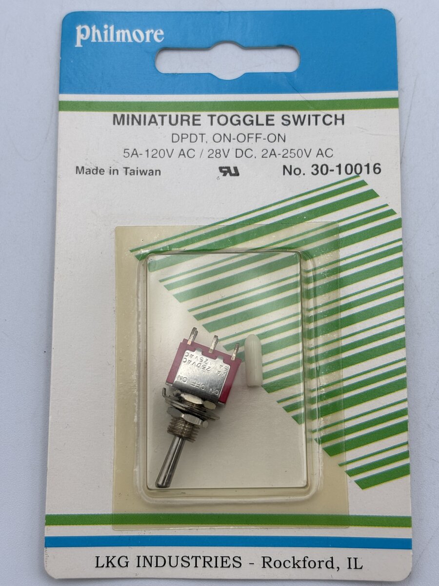 Philmore 30-10016 Miniature Toggle Switch