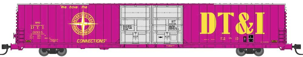 Bluford Shops 86767 N DT&I PS 86' Auto Parts Double-Door Boxcar RTR #26899