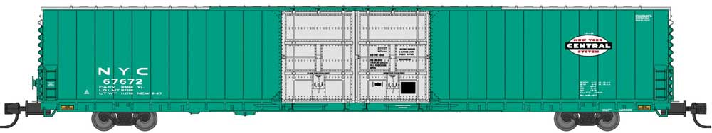 Bluford Shops 86805 N NYC PS 86' Auto Parts Double-Door Boxcar RTR #67683