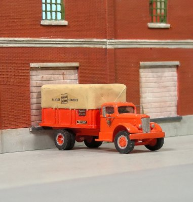 Sylvan Scale Models V0171 HO 1940-1958 White Super Power Express Truck Resin Kit