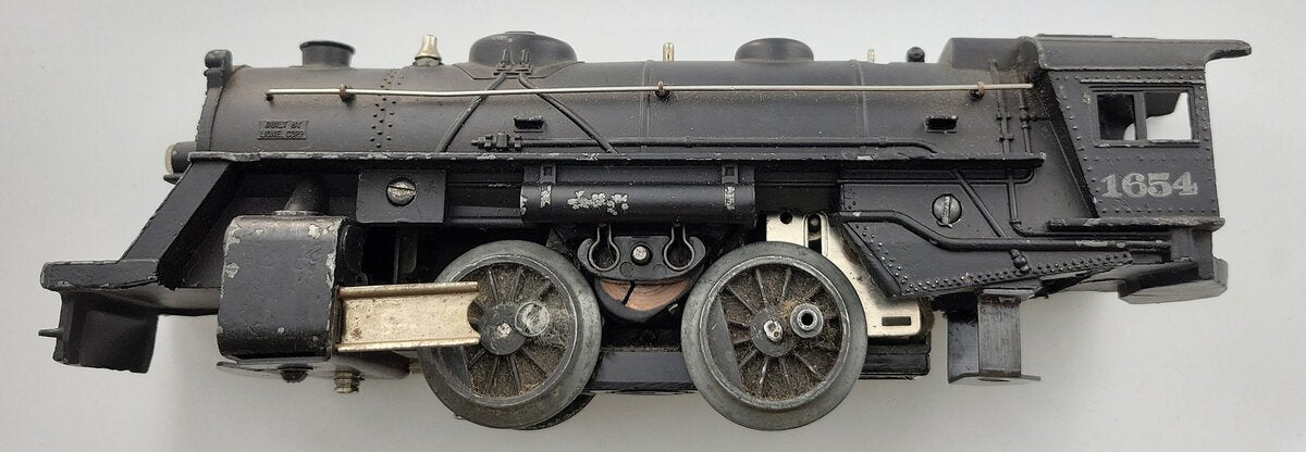 Lionel 1654-7 Black O Gauge 2-4-2 Postwar Steam Locomotive Parts/Restore