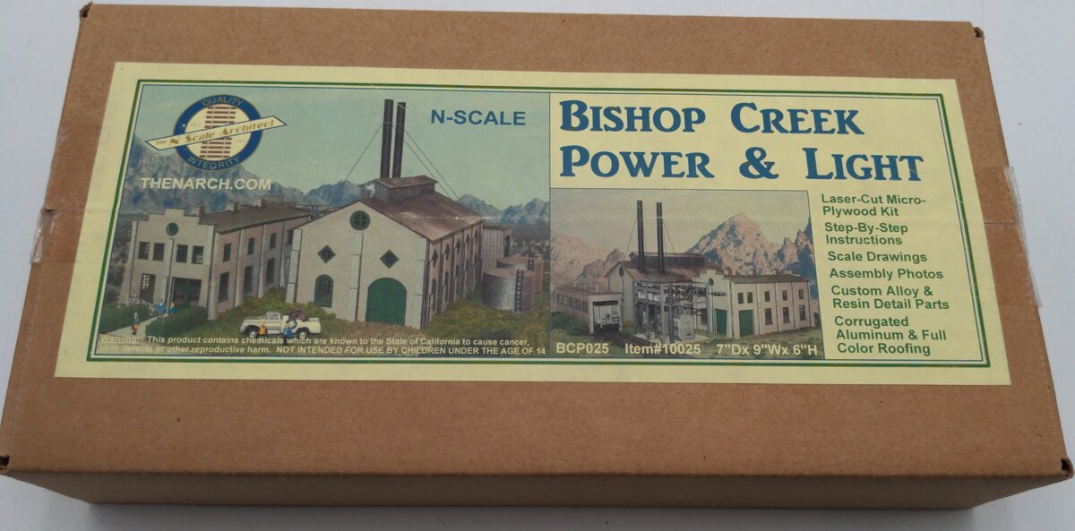 The N Scale Architect 10025 N Scale Bishop Creek Power & Lights