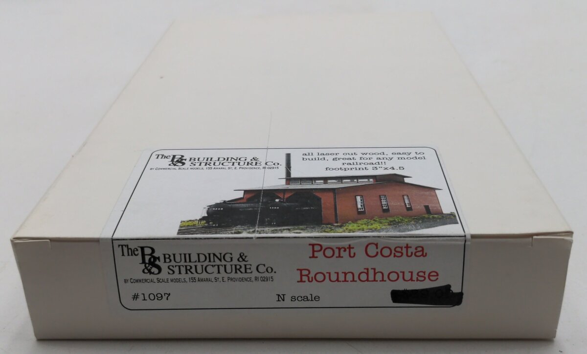 The Building & Structure 1097 N Scale Port Costa Roundhouse Kit