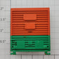 Lionel 6464-7 Orange and Green Plastic Multi-Panel Box Car Door