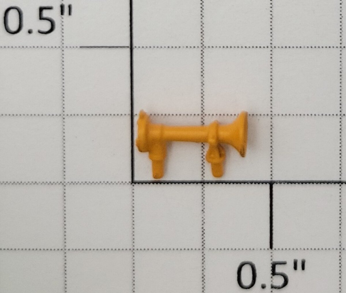 S-Helper 661-M009-DRGW F7 Diesel Locomotive Orange Metal Horn