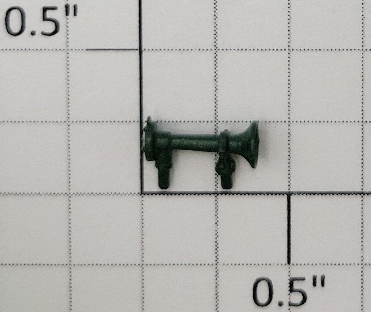 S-Helper 661-M009-GRN F3 Diesel Locomotive Green Metal Horn