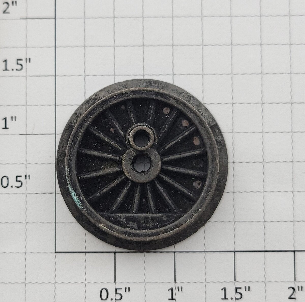 Lionel 8040-125 Undercut Flanged Wheel with Side Rod Boss