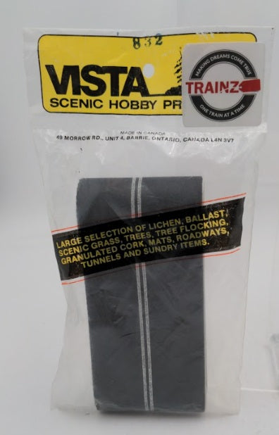 Vista Scenic Hobby Production 832 Roadways With Double Line White
