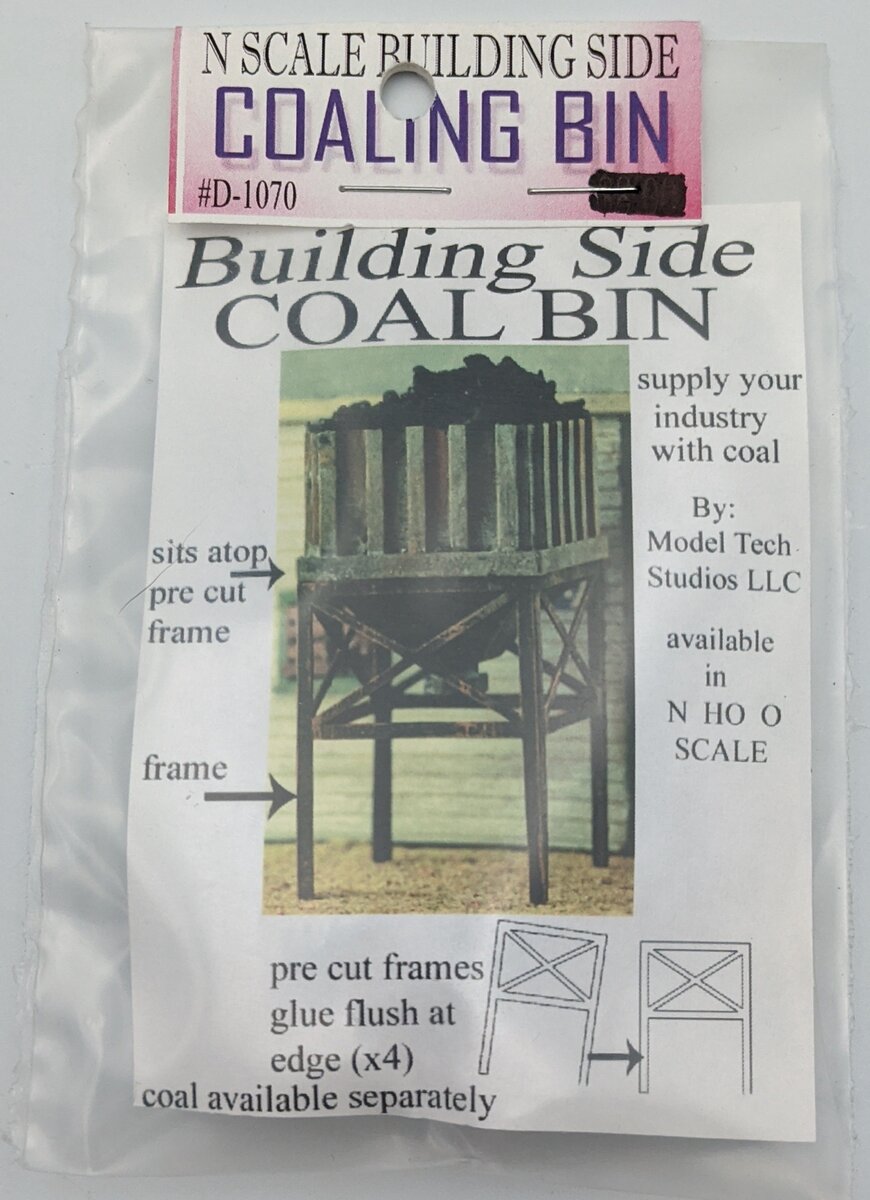 Model Tech Studios D-1070 N Coaling Bin Building KIt
