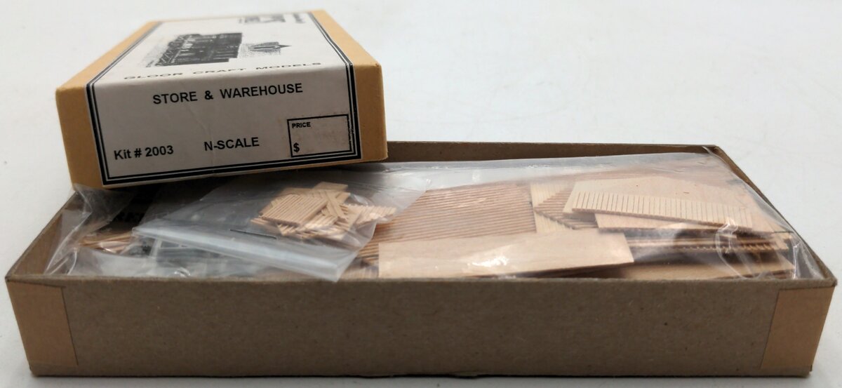 Gloor Craft 2003 N Scale Store and Warehouse Kit