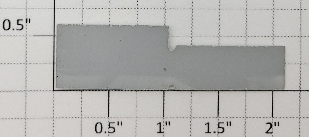 S-Helper 661-X025-PVC 2-1/8" A Unit Front Opaque Grille Backing