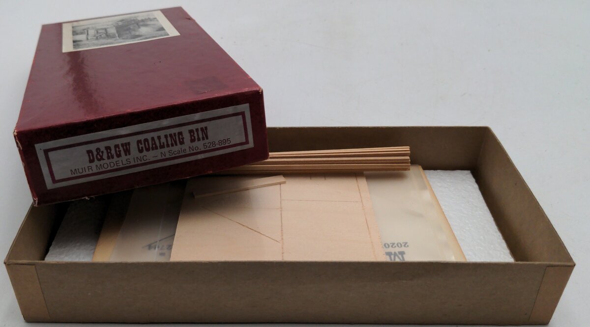 Muir Models 528 N Scale D&RGW Coaling Bin Kit