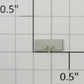 S-Helper 661-10-10 Unpainted Plastic Rectangular Drumhead