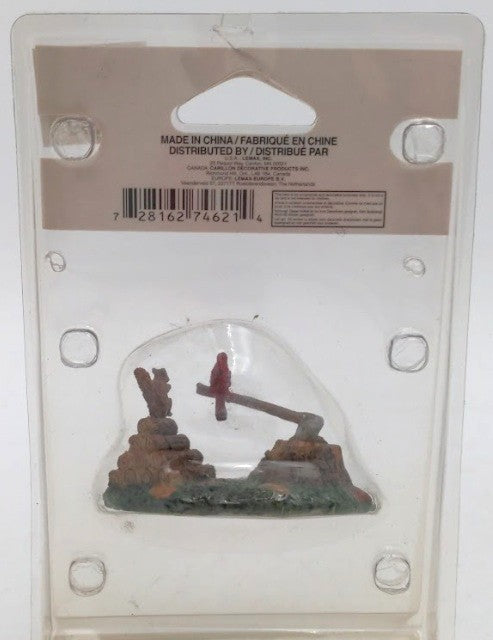Lemax 74621 Log With Axe Poly-Resin Figurine Accessory