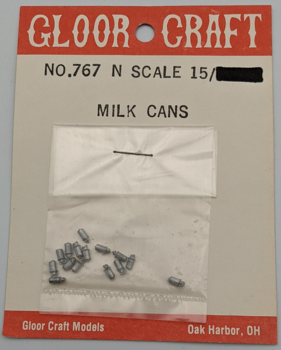 Gloor Craft 767 N Milk Cans (15 Pack)