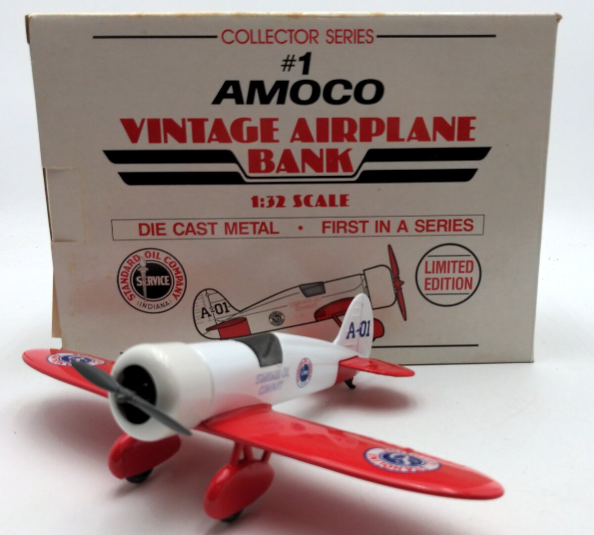 Amaco 805 1:32 Scale Standard Oil Co Vintage Airplane Bank