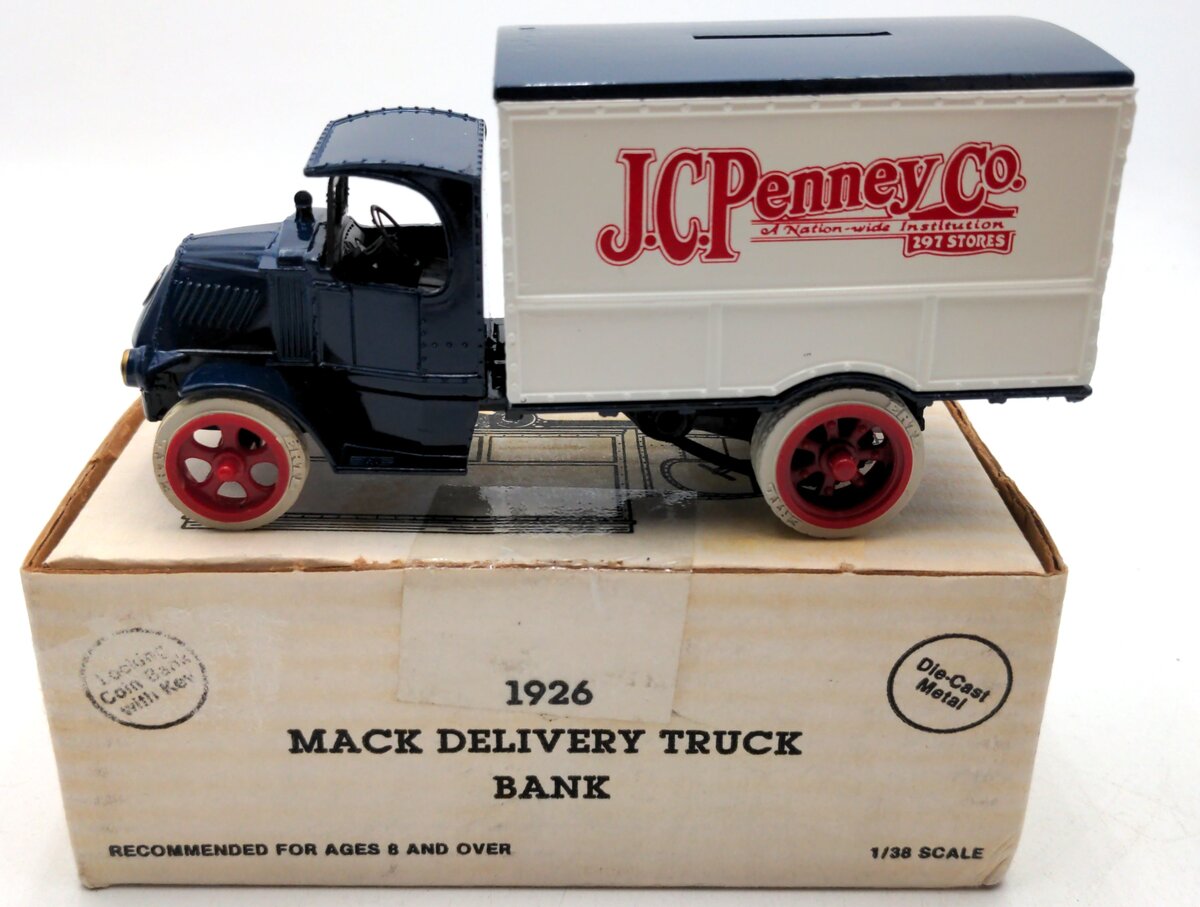 Ertl 9641 1/38 1926 Mack Delivery Truck J.C.Penney Co Bank
