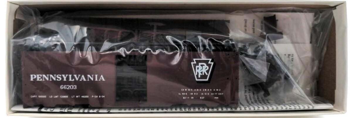 InterMountain PRR-03 HO Scale PRR Pennsylvania AAR Box Car # 66203 Kit