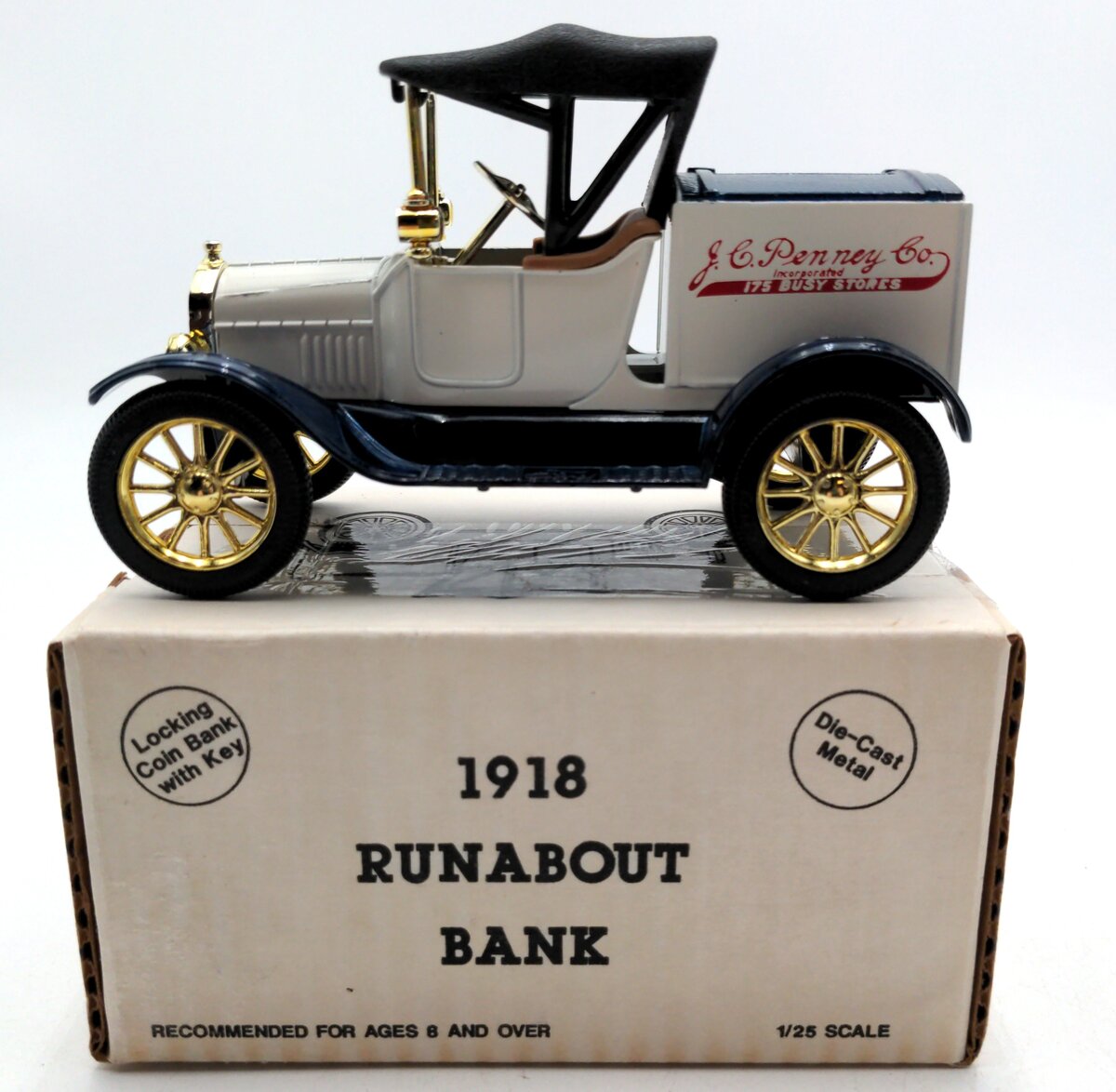 Ertl 2098 1/25 1918 Runabout J.C.Penney Co Bank